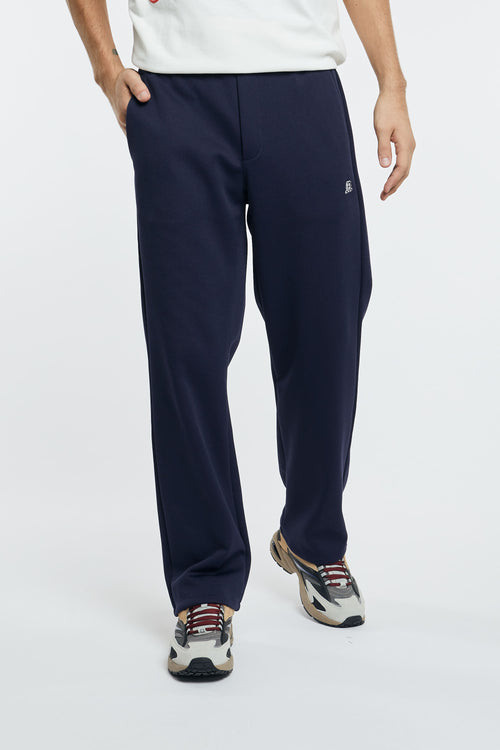 MSGM Jogger Pants Blue Polyester/Cotton