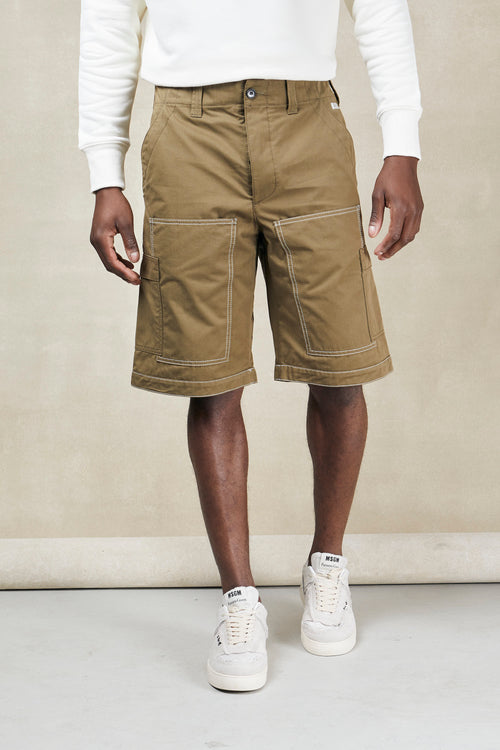 Cotton cargo shorts-2