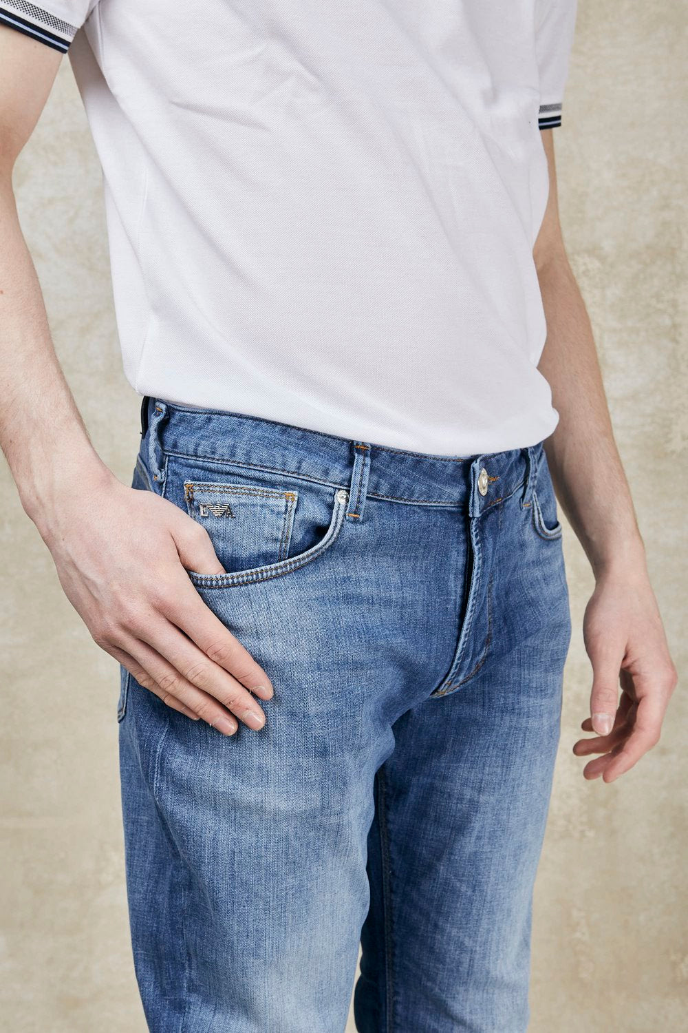 Jeans J06 slim fit in comfort denim