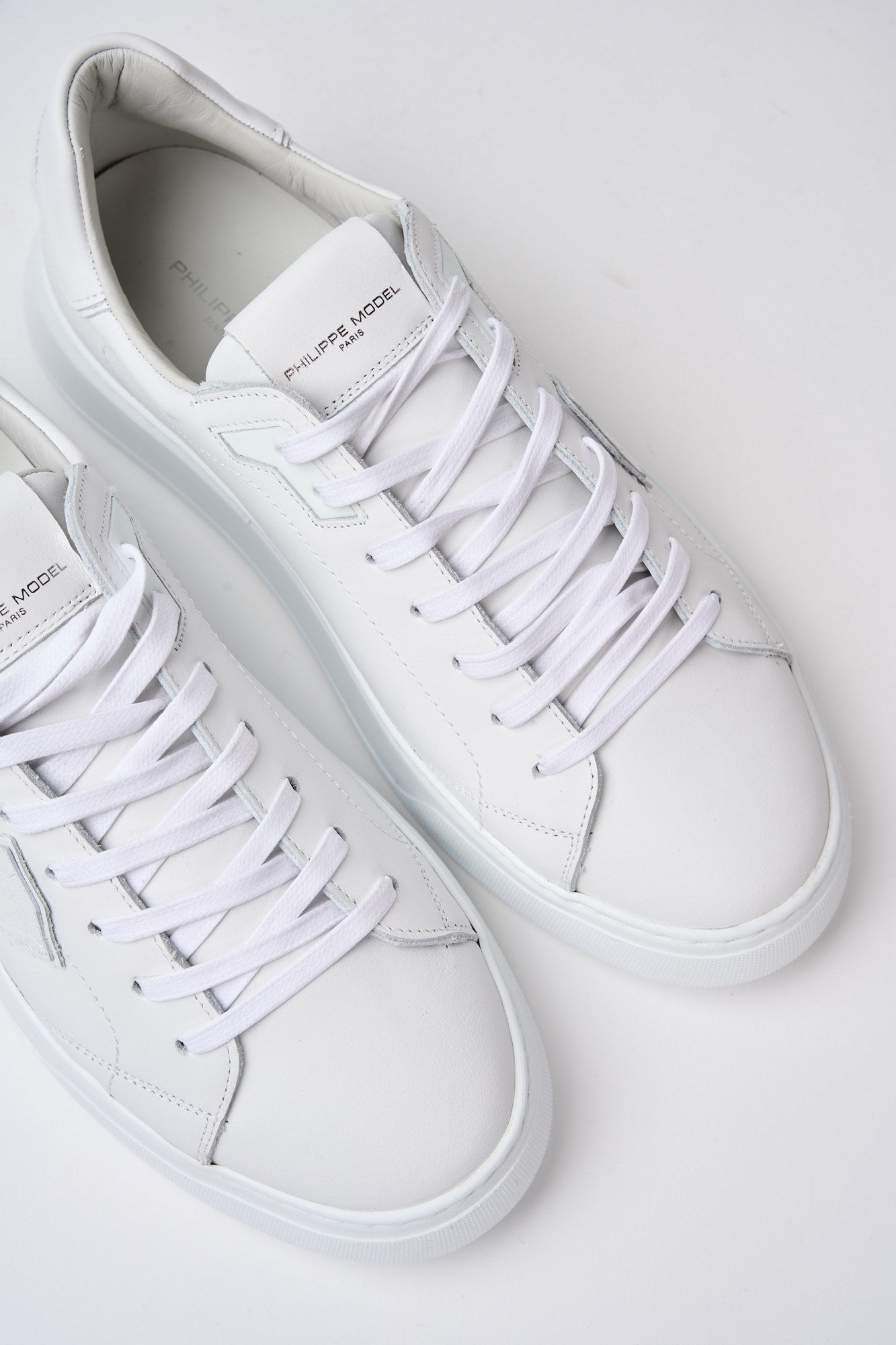 Philippe Model Sneakers Temple Leather White-3