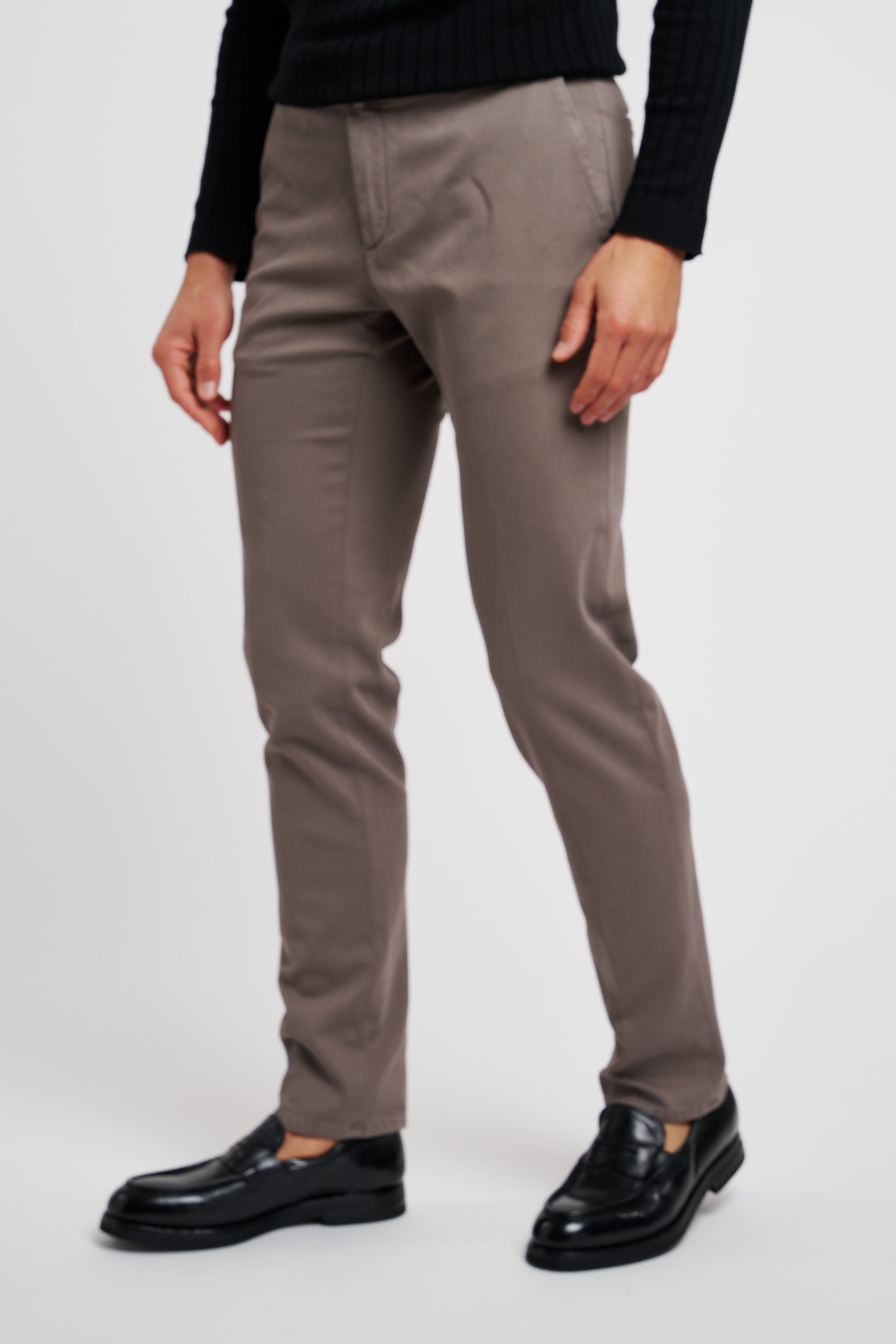 GTA Federico Mixed Cotton Pants Grey-1