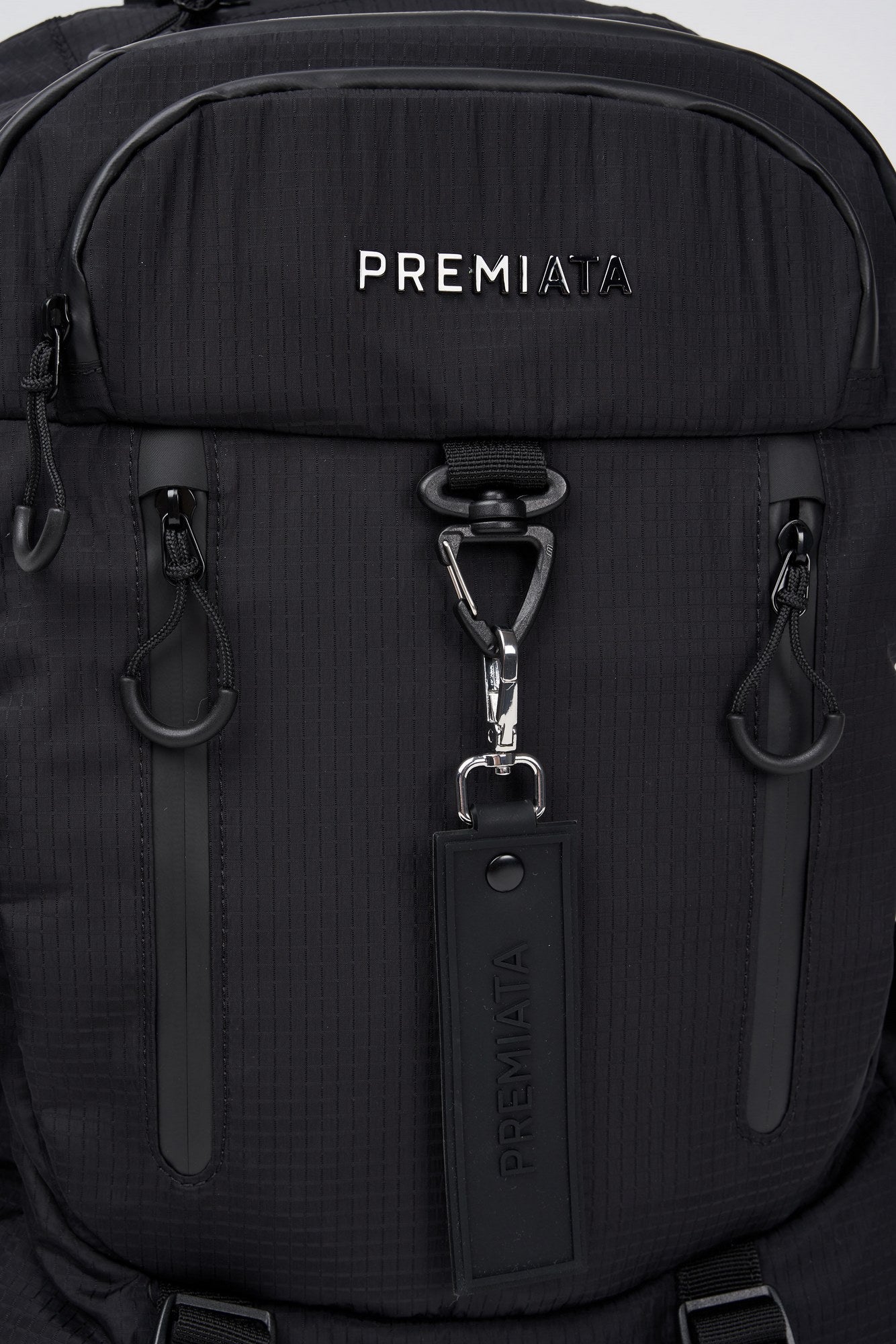 Premiata Backpack Ventura Leather/Nylon Black-2