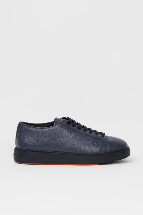 Santoni Sneaker 5944 Leather Blue