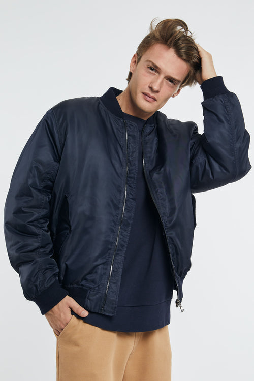 Philippe Model Bomber Gustave Fabric Blue
