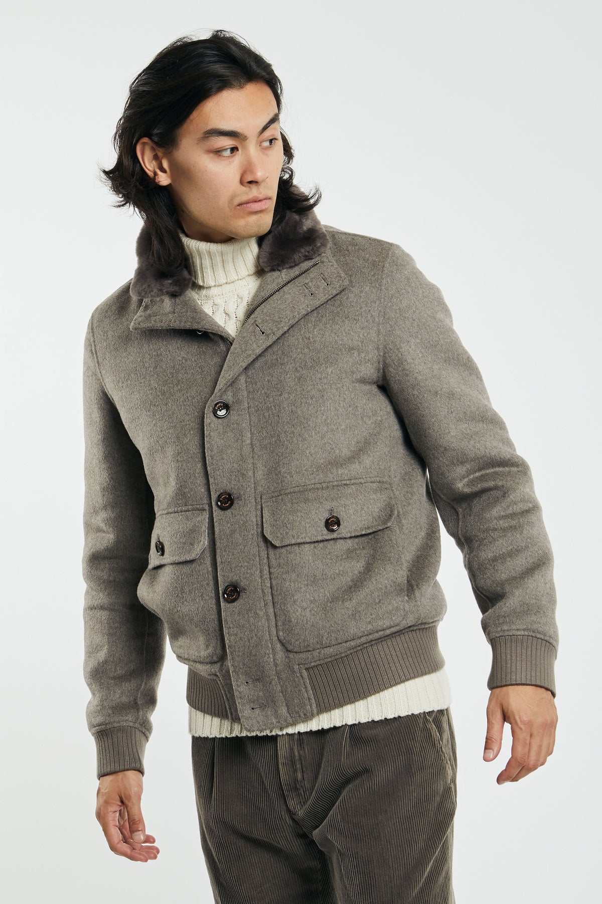 Gimo's Wool Mix Jacket Grey 6430