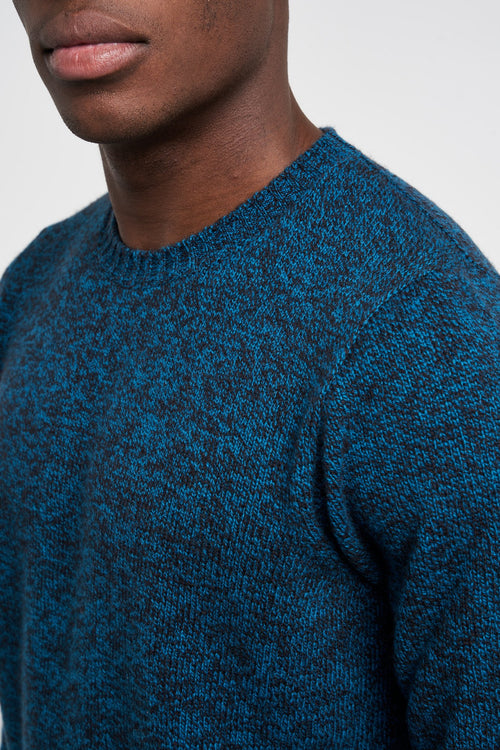 Drumohr Crewneck Sweater Teal Wool-2