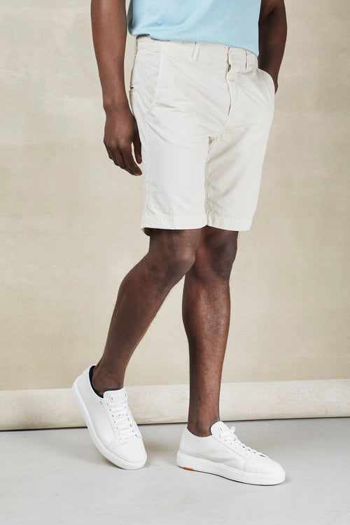 Bermuda shorts in cotton canvas-2