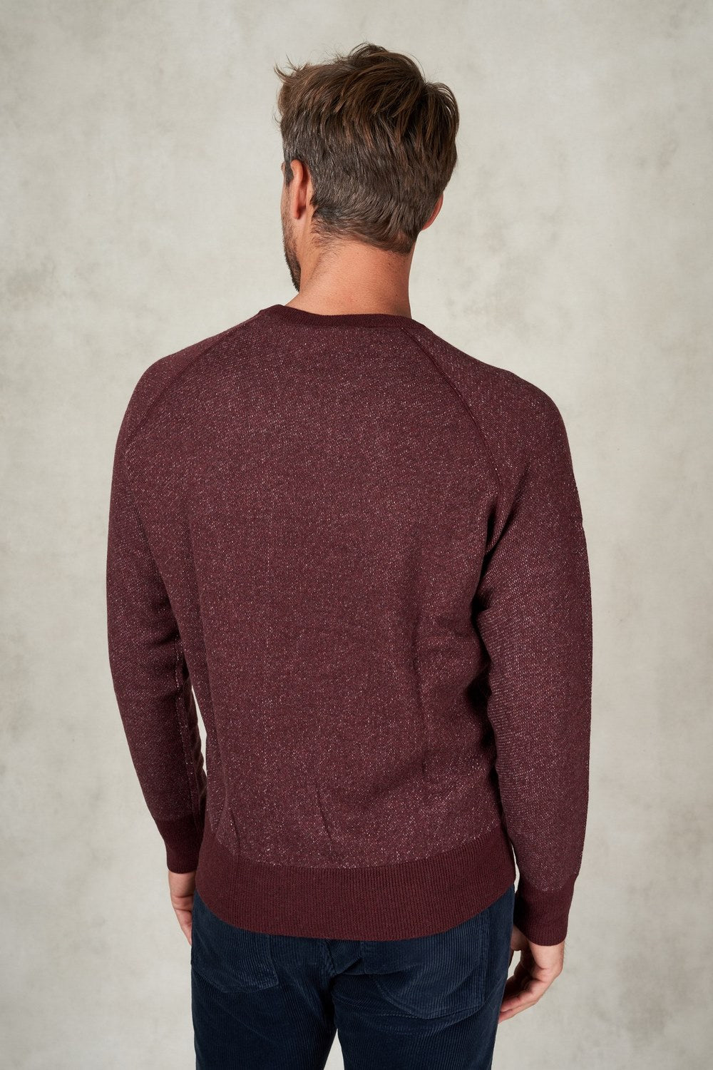 Sweatshirt-Pullover mit Rundhalsausschnitt-3