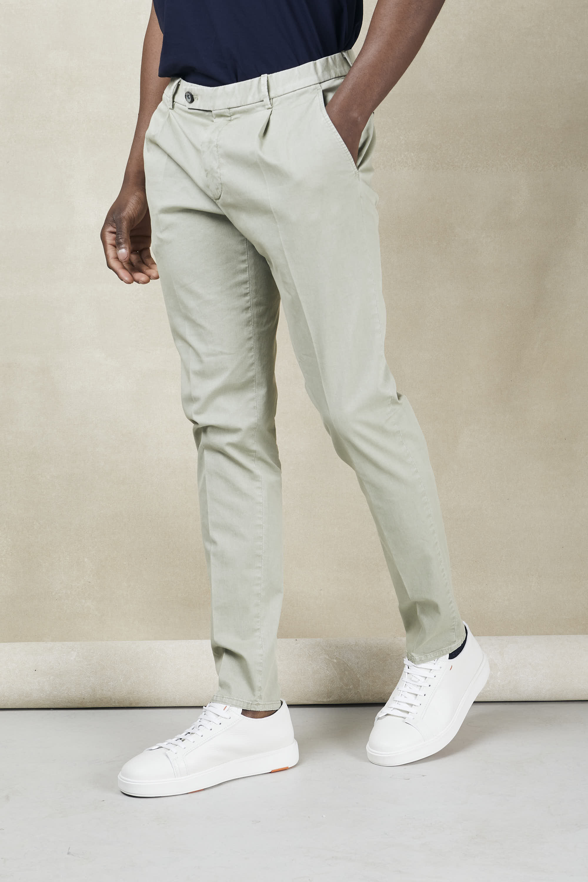 Riccardo trousers in cover stretch cotton-3