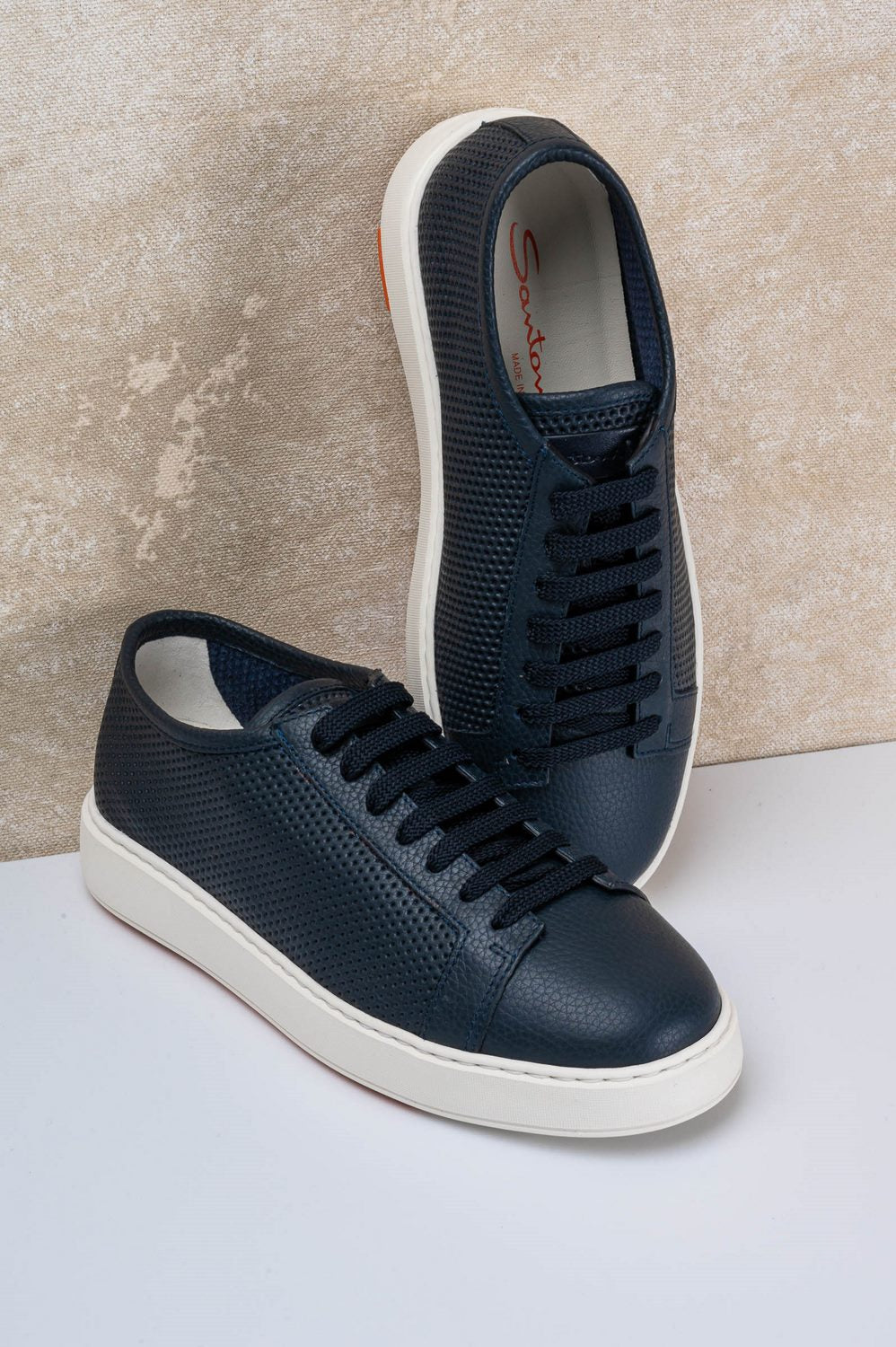 Perforated effect sneakers-6