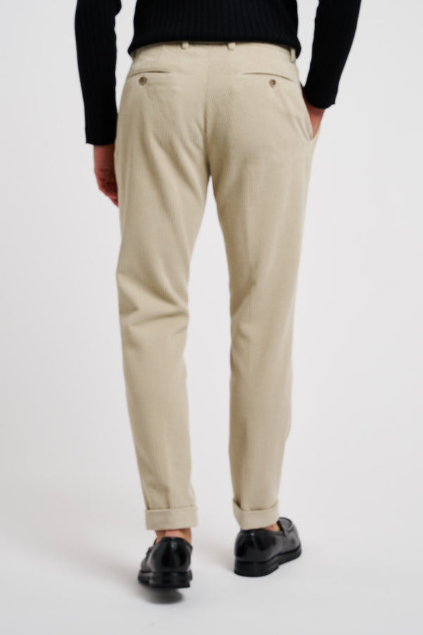 GTA Trousers Riccardo 100% Cotton Beige - 2