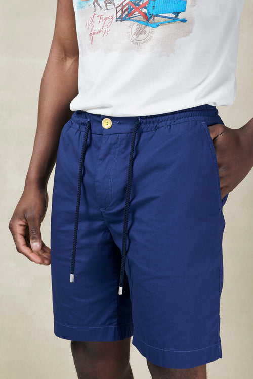 Solid color Bermuda shorts