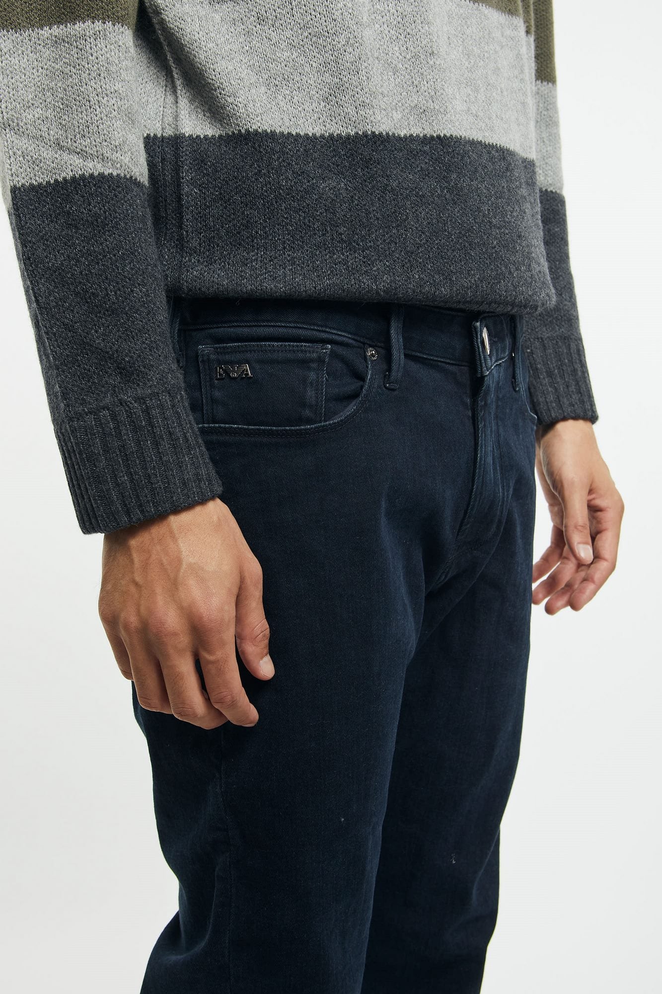 Emporio Armani Jeans J06 Slim Fit in Denim aus Stretch-Baumwolle Blau-5