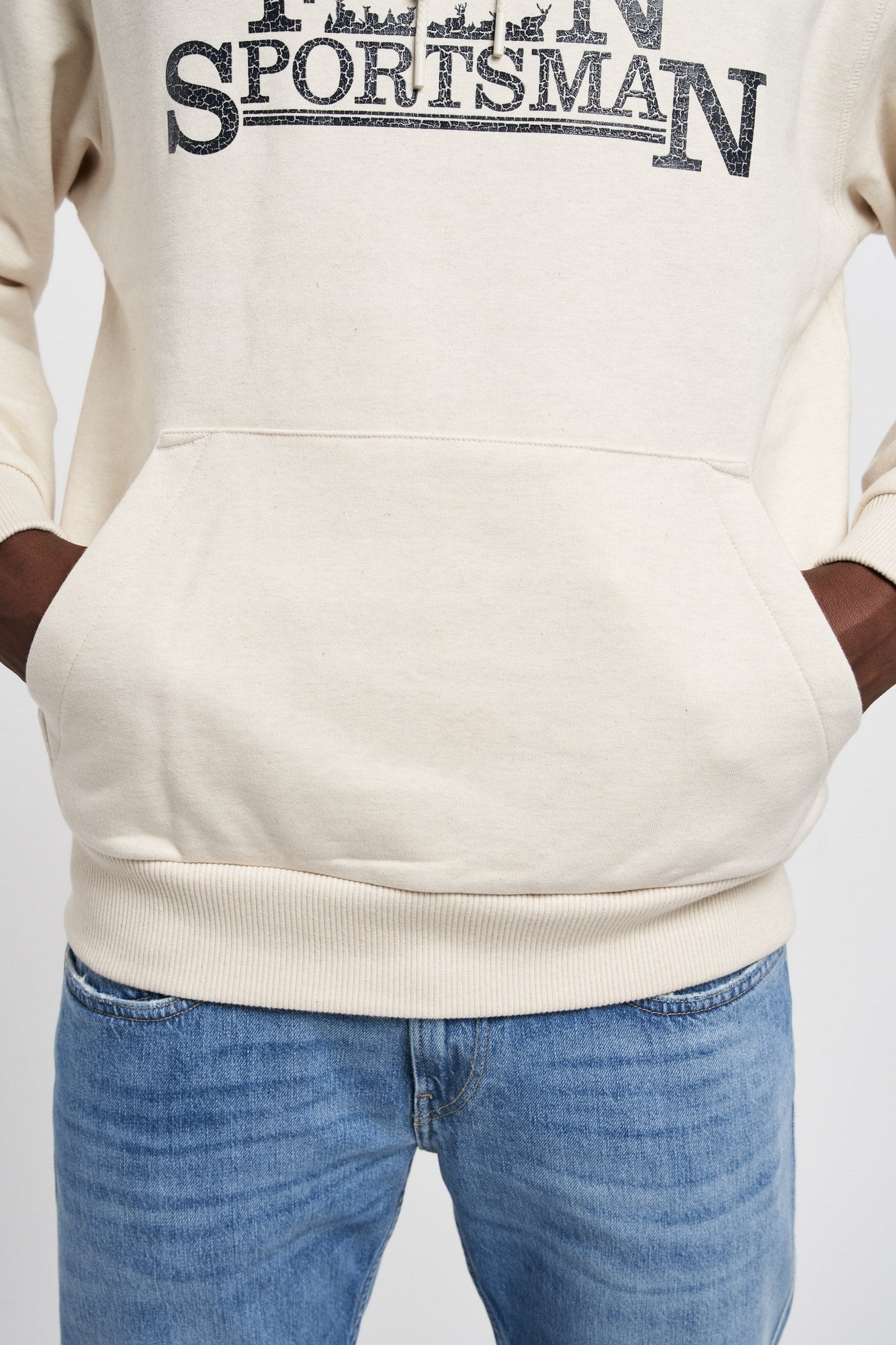 Filson Sweatshirt with Front Graphic Cotton/Polyester Beige - 5