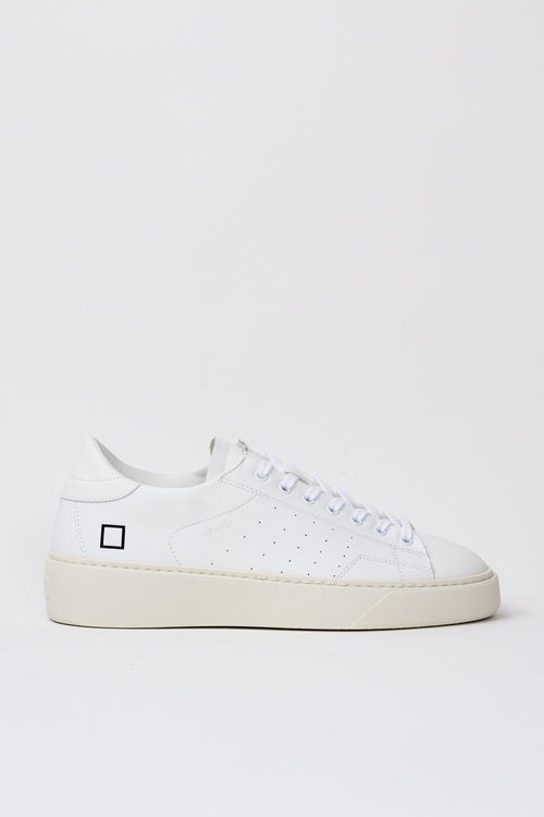 D.A.T.E. Sneaker Levante Leder Weiß