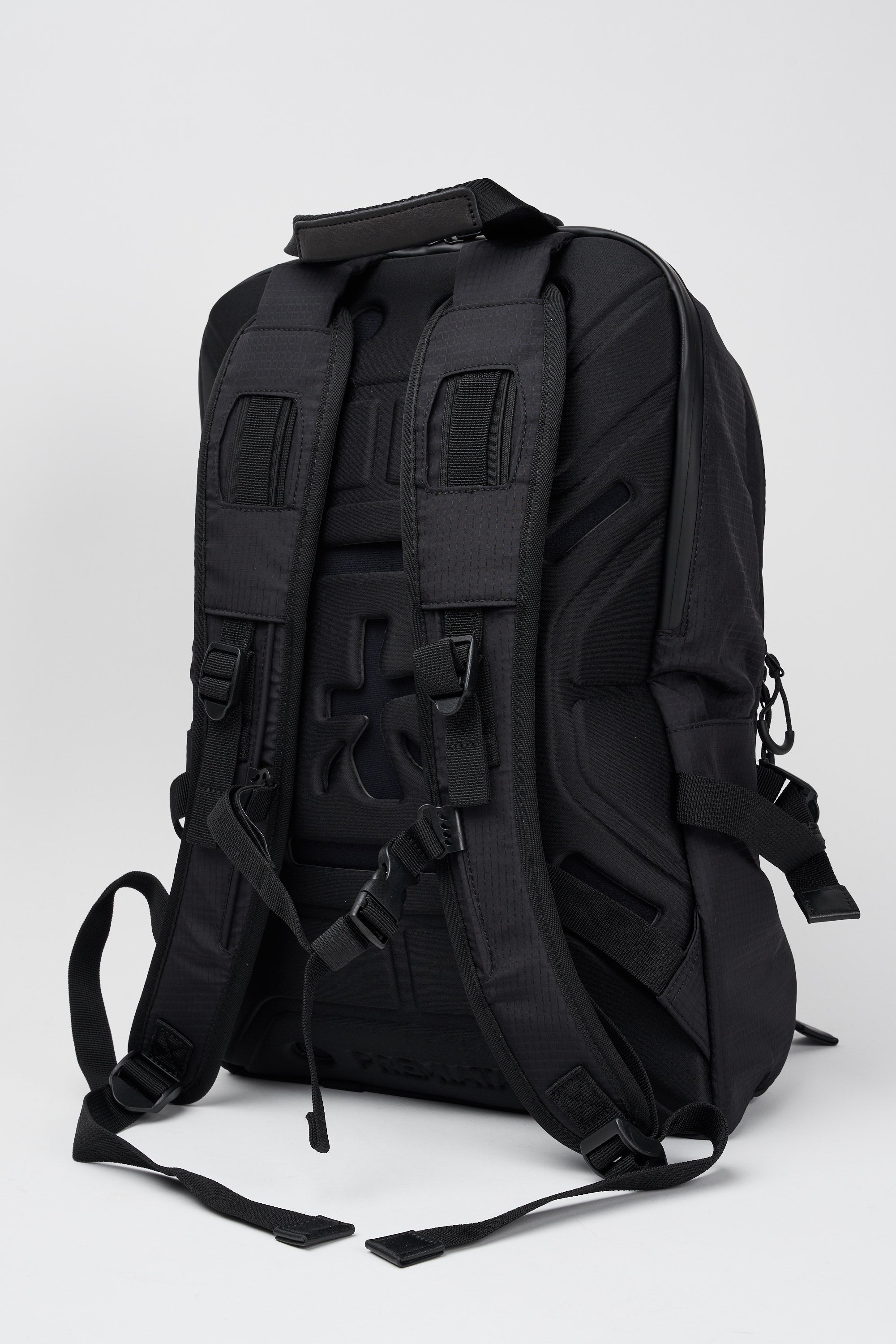 Premiata Backpack Ventura Leather/Nylon Black-5