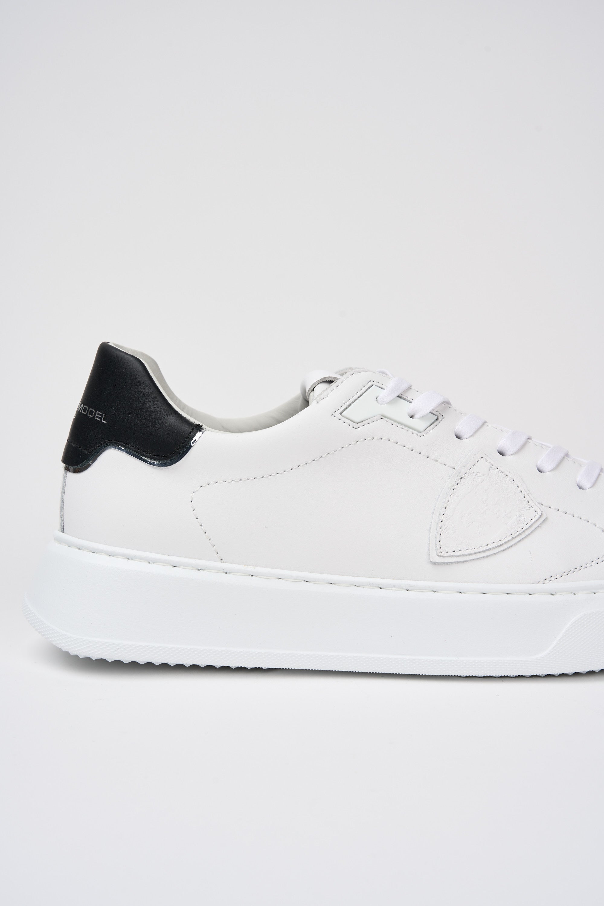 Philippe Model Sneaker Temple Leather White/Black-4